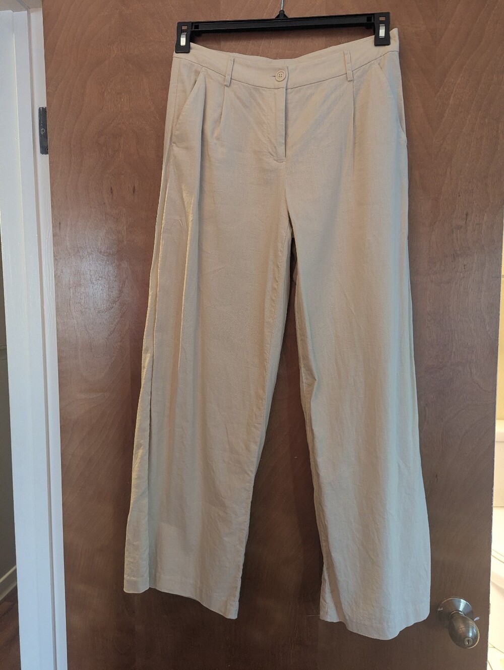 Wide Leg Linen Pants for Women